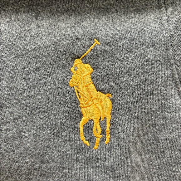 BNWOT Grey Polo Ralph Lauren girls (kids) size 6 full zip hoodie - Picture 4 of 5